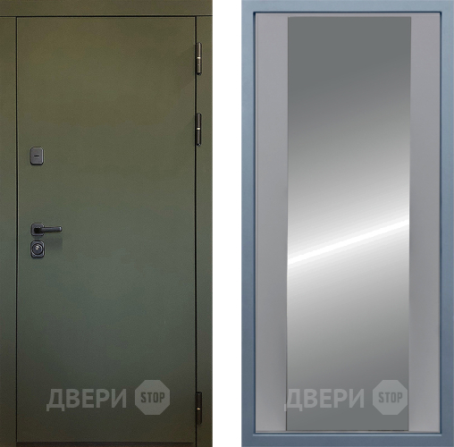 Входная металлическая Дверь Дива МД-61 Д-15 Зеркало Силк Маус в Наро-Фоминске