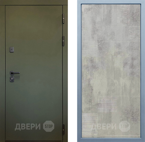 Входная металлическая Дверь Дива МД-61 Д-4 Бетон темный в Наро-Фоминске