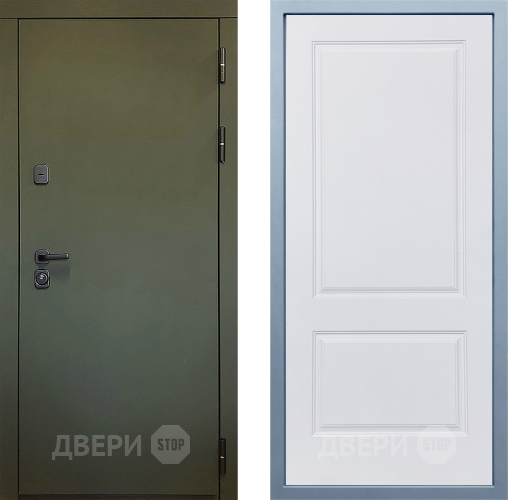 Входная металлическая Дверь Дива МД-61 Д-7 Белый в Наро-Фоминске
