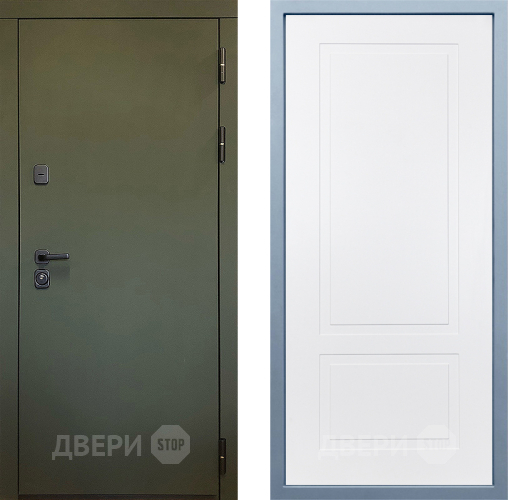 Входная металлическая Дверь Дива МД-61 Н-7 Белый в Наро-Фоминске