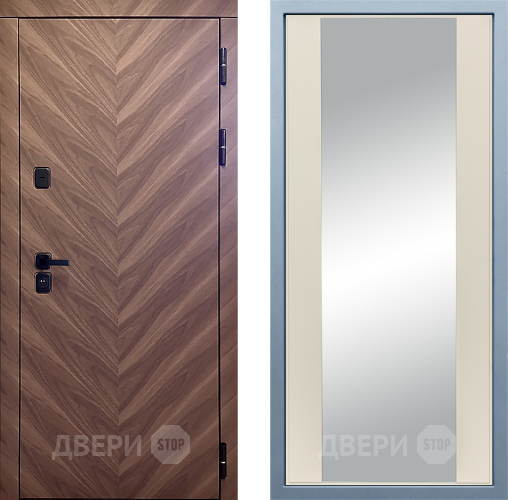 Входная металлическая Дверь Дива МД-98 Д-15 Зеркало Шампань в Наро-Фоминске