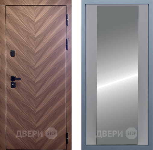 Входная металлическая Дверь Дива МД-98 Д-15 Зеркало Силк Маус в Наро-Фоминске