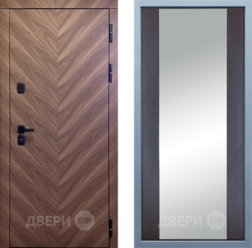 Входная металлическая Дверь Дива МД-98 Д-15 Зеркало Венге в Наро-Фоминске