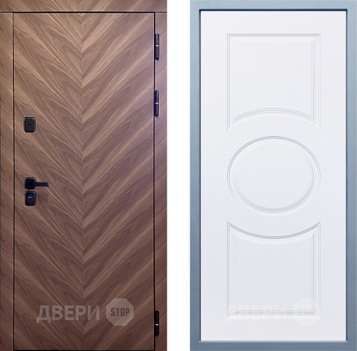 Входная металлическая Дверь Дива МД-98 Д-8 Белый в Наро-Фоминске