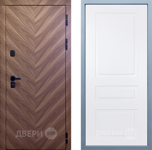 Входная металлическая Дверь Дива МД-98 Н-13 Белый в Наро-Фоминске