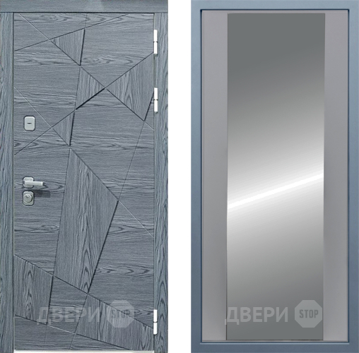 Входная металлическая Дверь Дива МД-97/3 Д-15 Зеркало Силк Маус в Наро-Фоминске