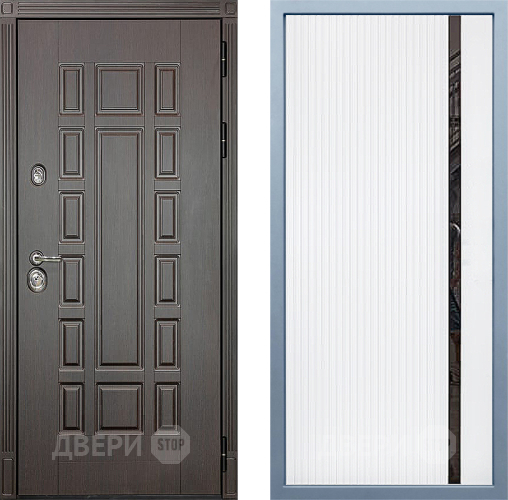 Входная металлическая Дверь Дива МД-38 МХ-46 Белый матовый в Наро-Фоминске