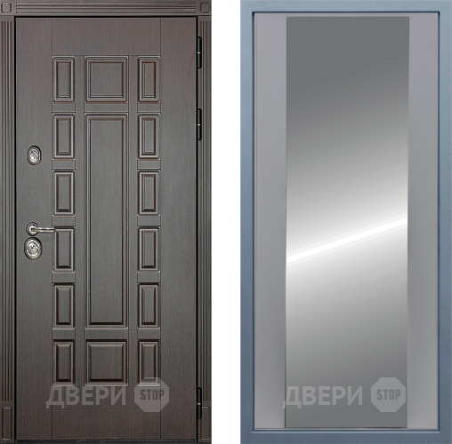Входная металлическая Дверь Дива МД-38 Д-15 Зеркало Силк Маус в Наро-Фоминске