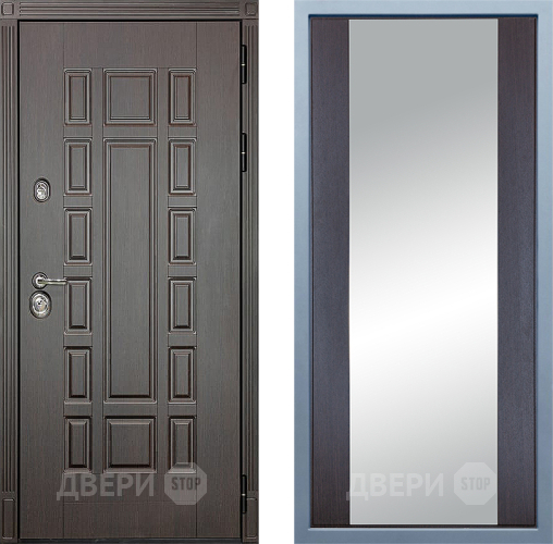Входная металлическая Дверь Дива МД-38 Д-15 Зеркало Венге в Наро-Фоминске