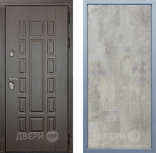 Входная металлическая Дверь Дива МД-38 Д-4 Бетон темный в Наро-Фоминске