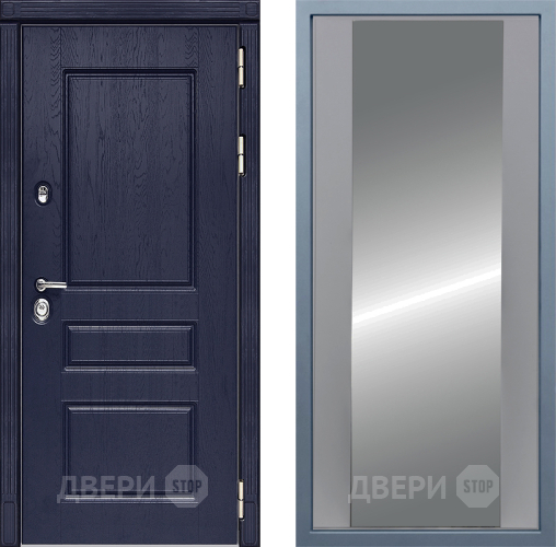 Входная металлическая Дверь Дива МД-45 Д-15 Зеркало Силк Маус в Наро-Фоминске