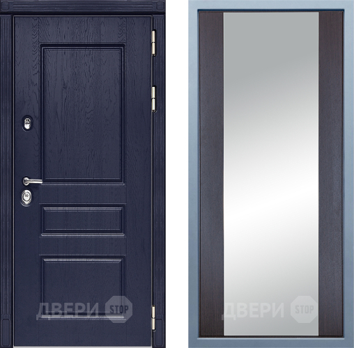 Входная металлическая Дверь Дива МД-45 Д-15 Зеркало Венге в Наро-Фоминске