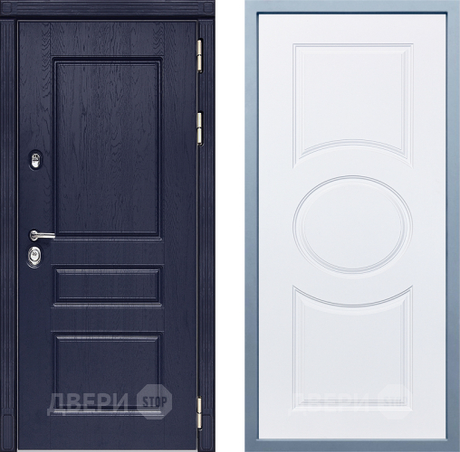 Входная металлическая Дверь Дива МД-45 Д-8 Белый в Наро-Фоминске