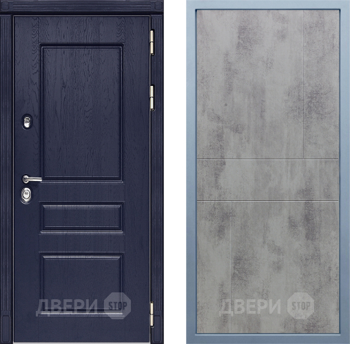 Входная металлическая Дверь Дива МД-45 М-1 Бетон темный в Наро-Фоминске