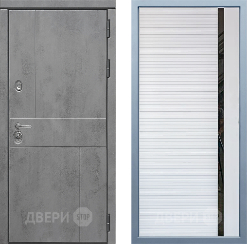 Входная металлическая Дверь Дива МД-48 МХ-45 Белый матовый в Наро-Фоминске