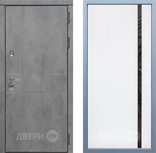 Входная металлическая Дверь Дива МД-48 МХ-46 Белый матовый в Наро-Фоминске