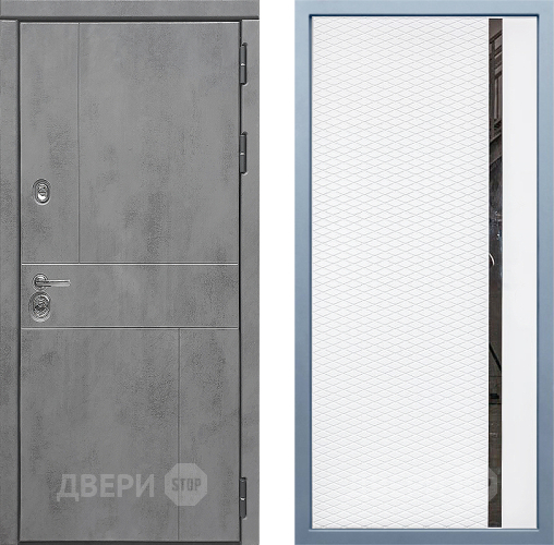 Входная металлическая Дверь Дива МД-48 МХ-47 Белый матовый в Наро-Фоминске