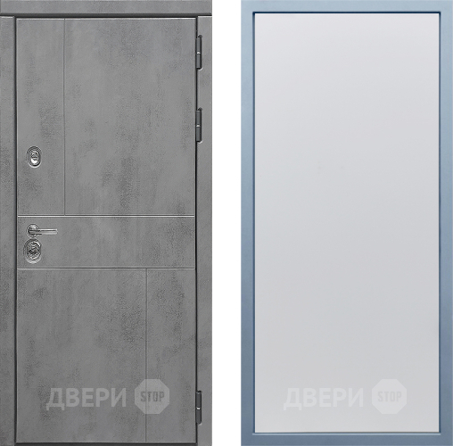 Входная металлическая Дверь Дива МД-48 Н-1 Белый в Наро-Фоминске
