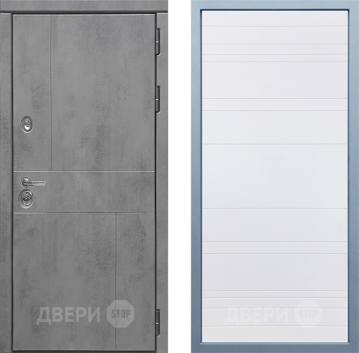 Входная металлическая Дверь Дива МД-48 Д-5 Белый в Наро-Фоминске