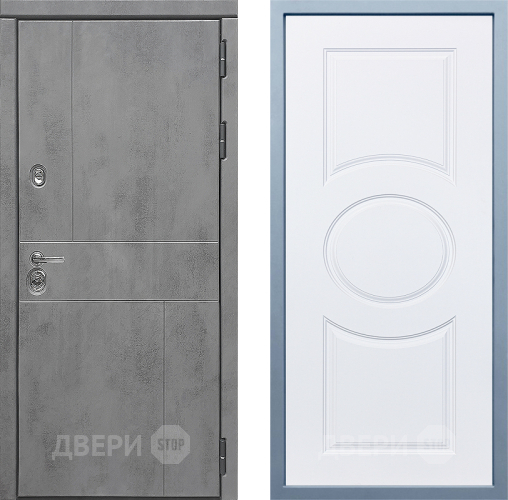 Входная металлическая Дверь Дива МД-48 Д-8 Белый в Наро-Фоминске