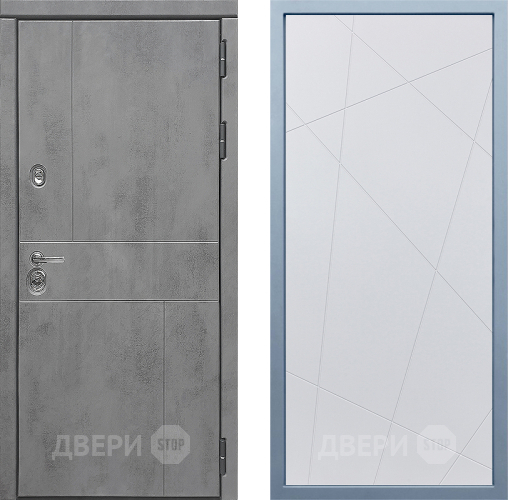 Входная металлическая Дверь Дива МД-48 Д-11 Белый в Наро-Фоминске