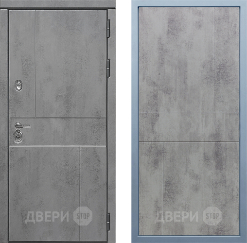 Входная металлическая Дверь Дива МД-48 М-1 Бетон темный в Наро-Фоминске