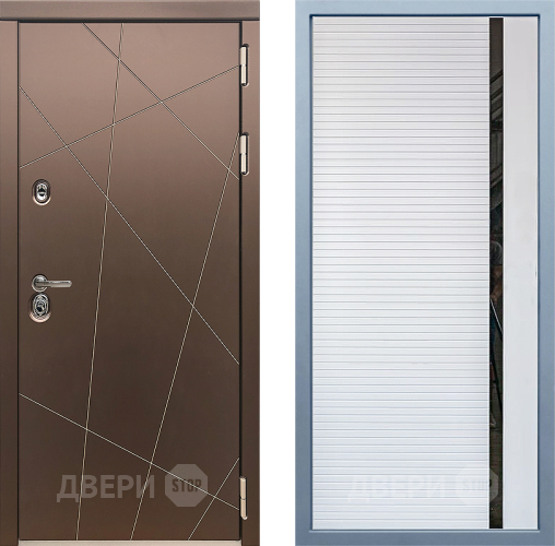 Входная металлическая Дверь Дива МД-50 МХ-45 Белый матовый в Наро-Фоминске