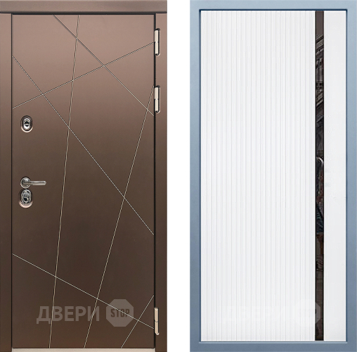 Входная металлическая Дверь Дива МД-50 МХ-46 Белый матовый в Наро-Фоминске