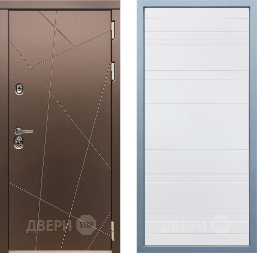 Входная металлическая Дверь Дива МД-50 Д-5 Белый в Наро-Фоминске