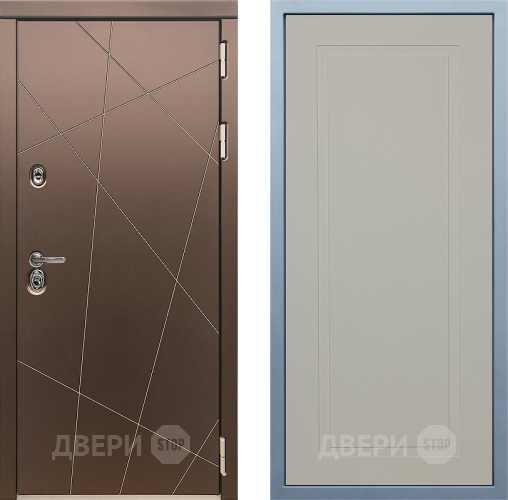 Входная металлическая Дверь Дива МД-50 Н-10 Шампань в Наро-Фоминске