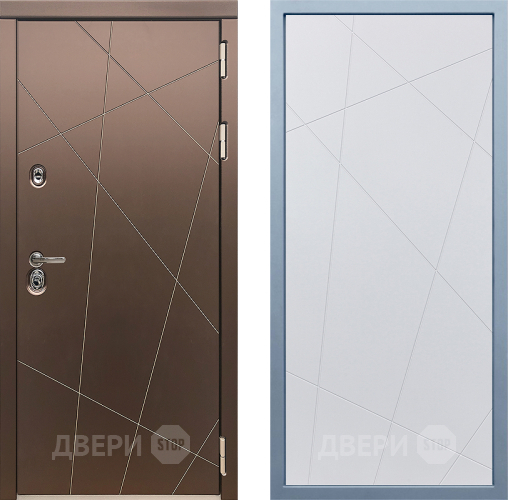 Входная металлическая Дверь Дива МД-50 Д-11 Белый в Наро-Фоминске