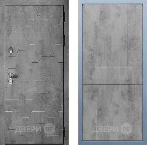 Входная металлическая Дверь Дива МД-51 М-1 Бетон темный в Наро-Фоминске