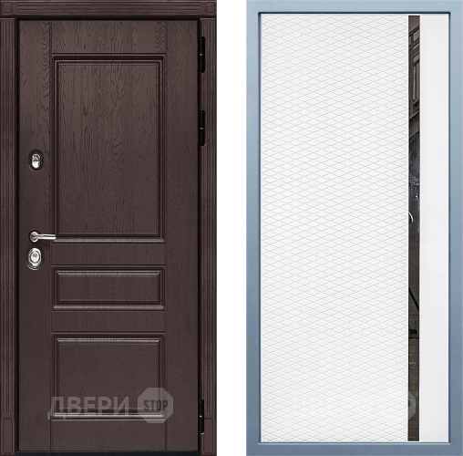 Входная металлическая Дверь Дива МД-90 МХ-47 Белый матовый в Наро-Фоминске