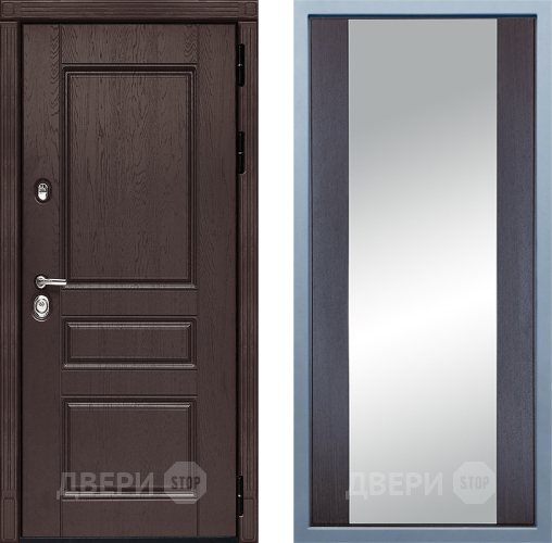 Входная металлическая Дверь Дива МД-90 Д-15 Зеркало Венге в Наро-Фоминске