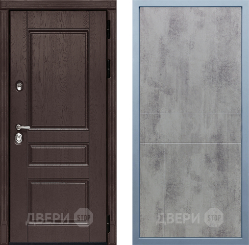 Входная металлическая Дверь Дива МД-90 М-1 Бетон темный в Наро-Фоминске