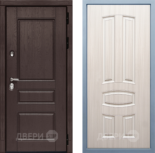 Входная металлическая Дверь Дива МД-90 М-3 Сандал белый в Наро-Фоминске