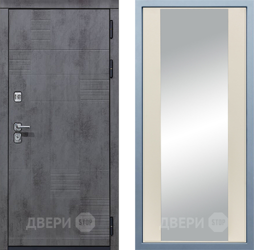 Входная металлическая Дверь Дива МД-35 Д-15 Зеркало Шампань в Наро-Фоминске
