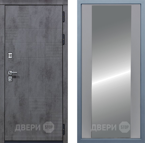Входная металлическая Дверь Дива МД-35 Д-15 Зеркало Силк Маус в Наро-Фоминске