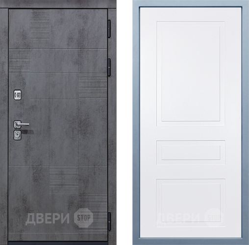 Входная металлическая Дверь Дива МД-35 Н-13 Белый в Наро-Фоминске