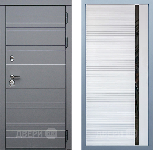 Входная металлическая Дверь Дива МД-39 МХ-45 Белый матовый в Наро-Фоминске