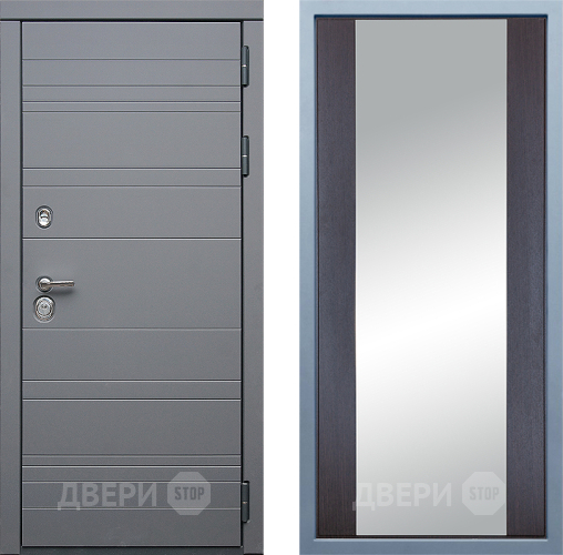 Входная металлическая Дверь Дива МД-39 Д-15 Зеркало Венге в Наро-Фоминске