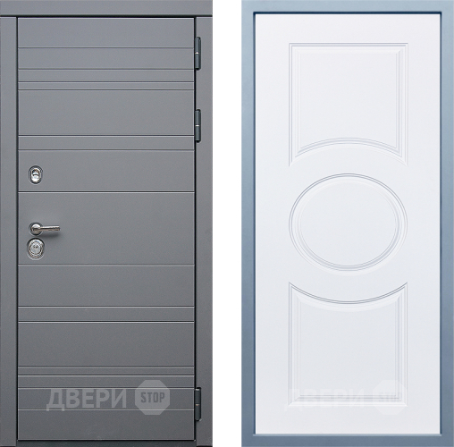 Входная металлическая Дверь Дива МД-39 Д-8 Белый в Наро-Фоминске