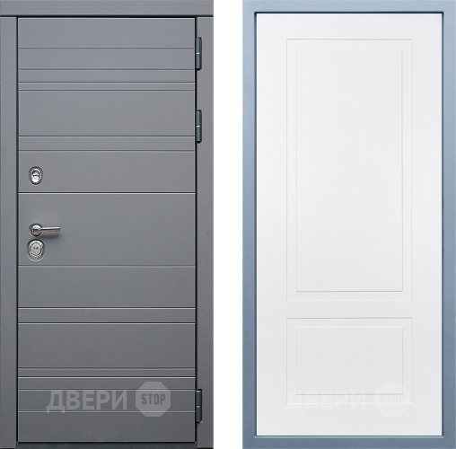 Входная металлическая Дверь Дива МД-39 Н-7 Белый в Наро-Фоминске