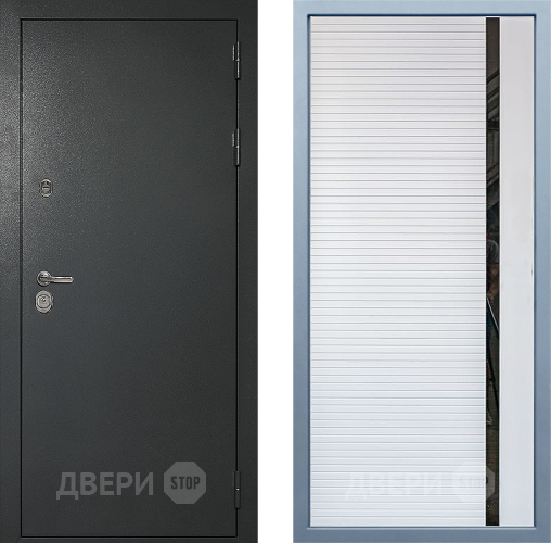 Входная металлическая Дверь Дива МД-40 Титан МХ-45 Белый матовый в Наро-Фоминске