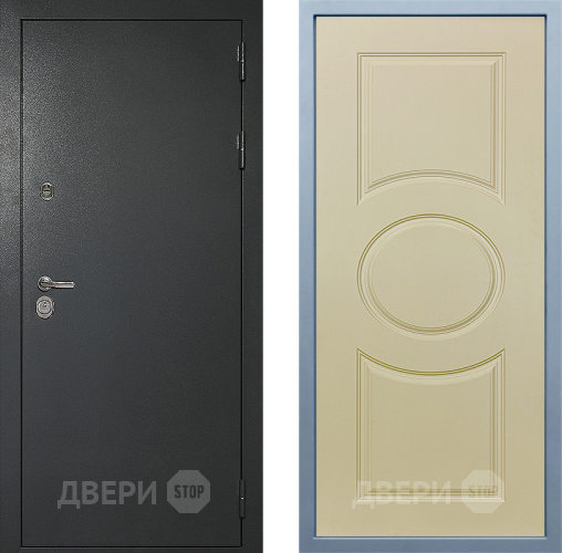 Входная металлическая Дверь Дива МД-40 Титан Д-8 Шампань в Наро-Фоминске