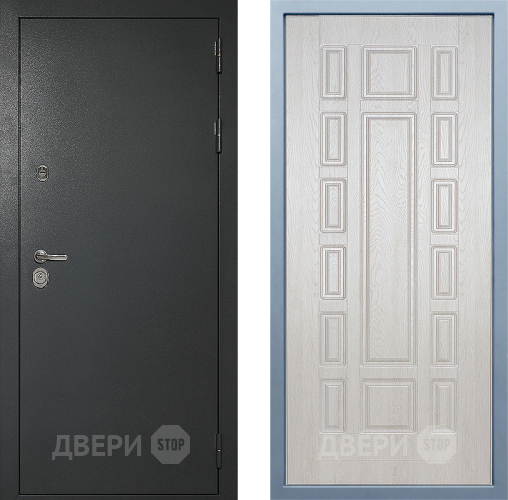 Входная металлическая Дверь Дива МД-40 Титан М-2 Дуб филадельфия крем в Наро-Фоминске