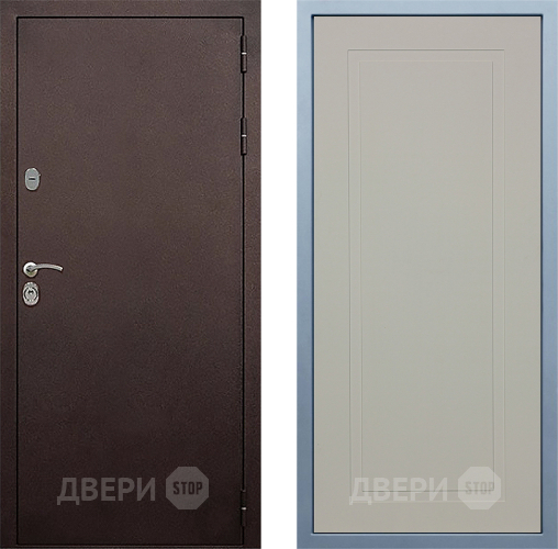 Входная металлическая Дверь Дива МД-40 Медь Н-10 Шампань в Наро-Фоминске