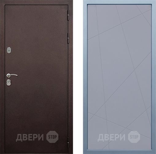 Входная металлическая Дверь Дива МД-40 Медь Д-11 Силк Маус в Наро-Фоминске