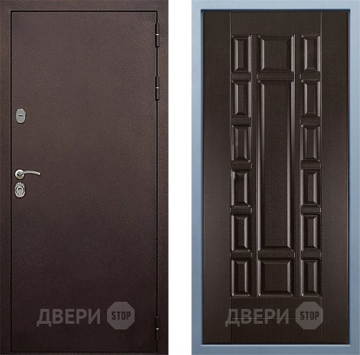 Входная металлическая Дверь Дива МД-40 Медь М-2 Венге в Наро-Фоминске