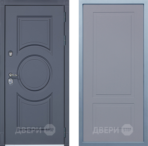 Входная металлическая Дверь Дива МХ-30 STR Н-7 Силк Маус в Наро-Фоминске